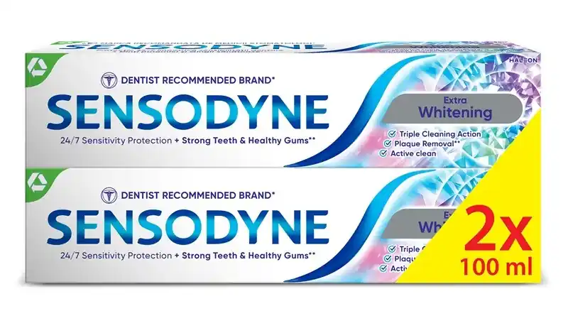 SENSODYNE PASTA DE DINTI EXTRA WHITENING 100ML 1+1 60% REDUCERE LA AL 2-LEA PRODUS Cumpără acum