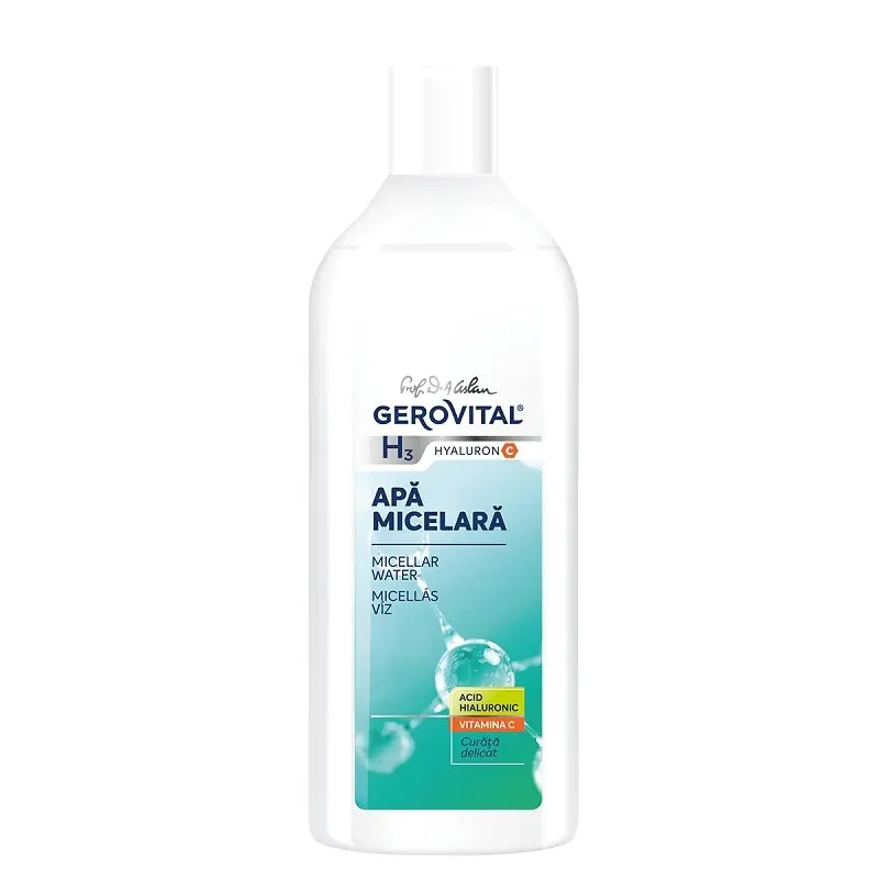 GEROVITAL H3 HYALURON C APA MICELARA 400ML Preț redus