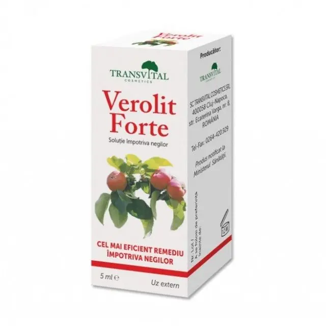 VEROLIT FORTE SOLUTIE IMPOTRIVA NEGILOR 5ML Noutate