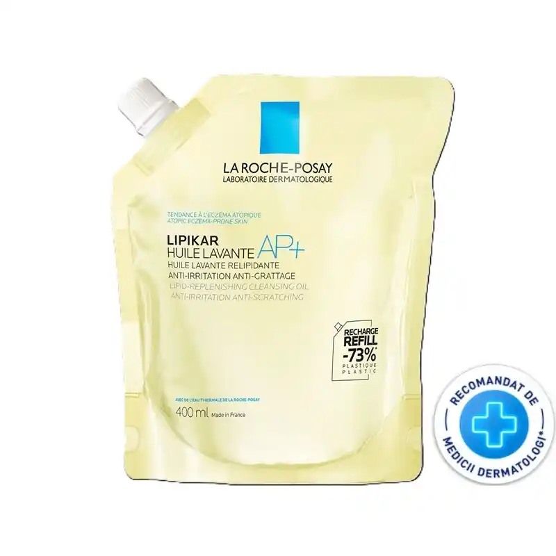 LA ROCHE POSAY LIPIKAR ULEI DE SPALARE AP+ REZERVA DE REINCARCARE 400ML Ofertă exclusivă