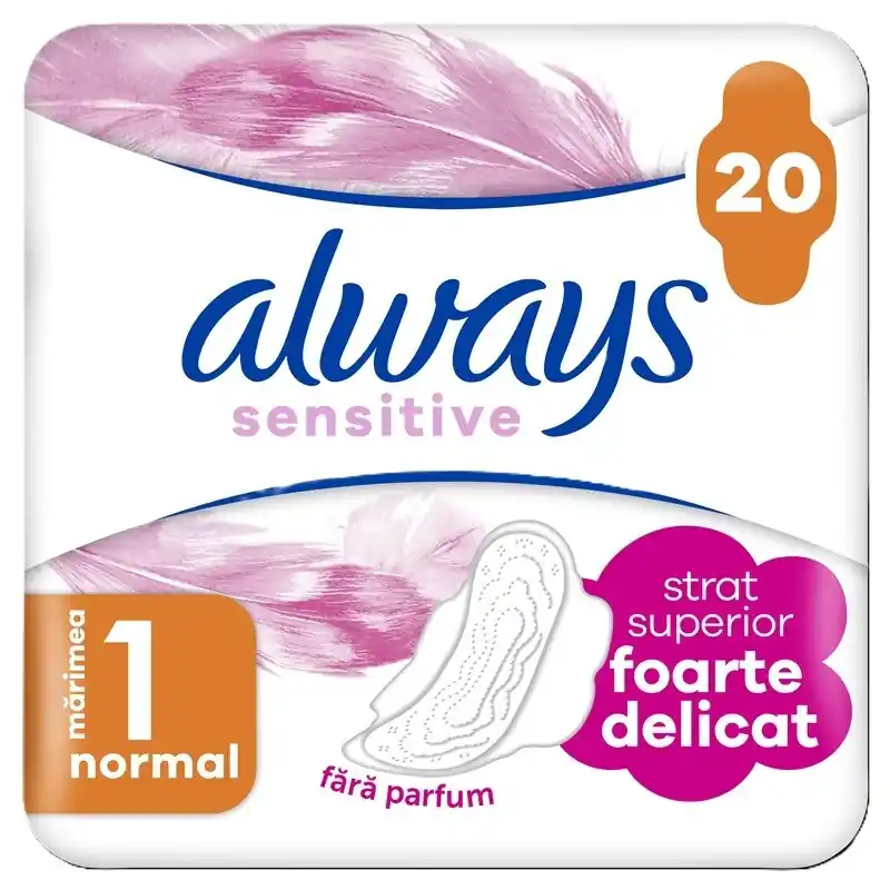 Cumpără online ALWAYS SENSITIVE 1 NORMAL 20 BUCATI