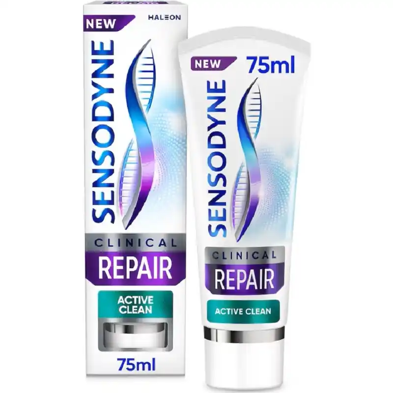 Chilipir SENSODYNE PASTA DINTI CLINICAL REPAIR ACTIVE CLEAN 75ML