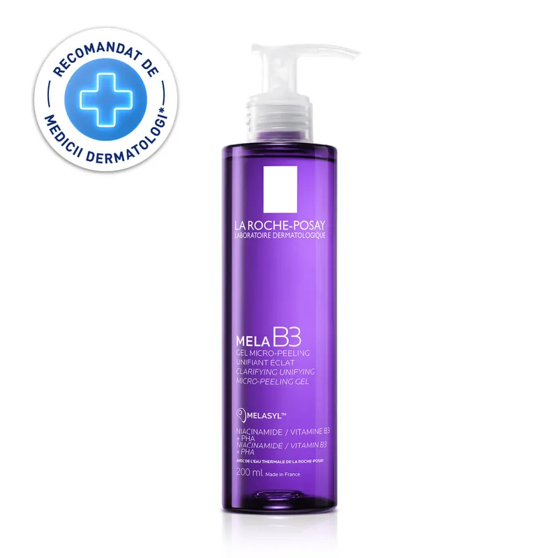 LA ROCHE POSAY MELA B3 GEL MICRO-EXFOLIANT ANTI-PETE PIGMENTARE 200ML Ofertă exclusivă