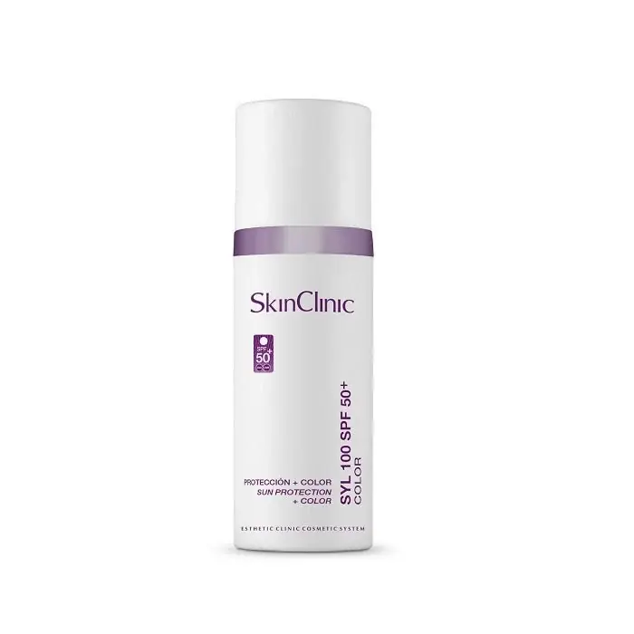 Ofertă de sezon SYL 100 SPF 50+ HYALURONIC & COLLAGEN COLOR - Crema Cu Protectie Solara SPF 50 Anti-aging Cu Pigment