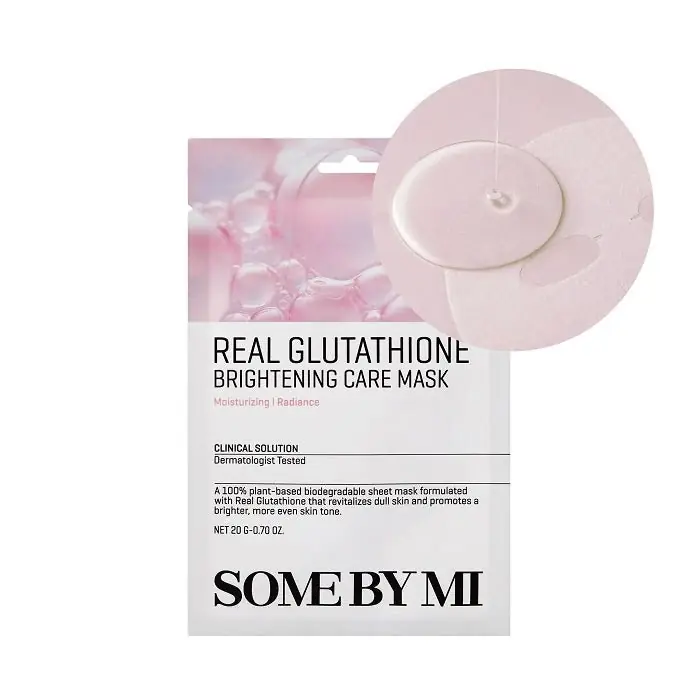 REAL GLUTATHIONE BRIGHTENING CARE MASK - Masca Tip Servetel Pentru Luminozitate Cumpărături sigure