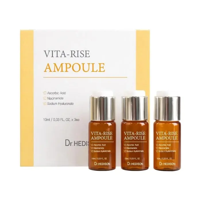 HEDISON VITA-RISE AMPOULE – Fiola Cu Acid Ascorbic, Niacinamida Si Acid Hialuronic Cumpără acum