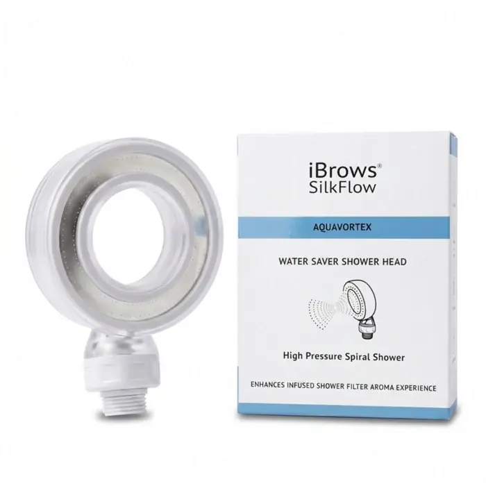 SilkFlow AquaVortex Shower Head – Cap de Dus Pentru Presiune Optimizata, Consum Redus De Apa Si Experienta SPA Chilipir