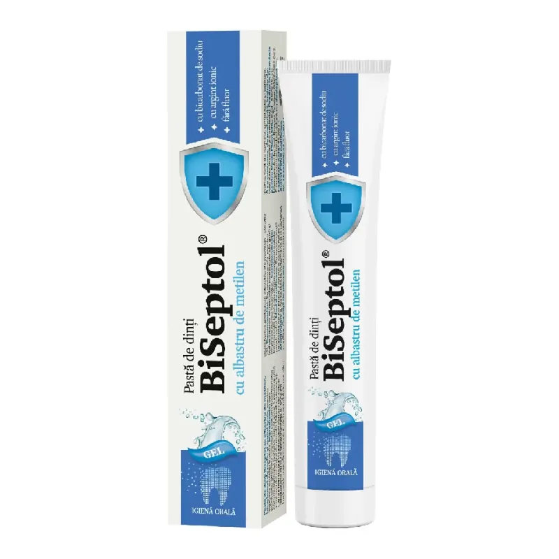 Pasta de dinti cu Argint Ionic Biseptol, 75 ml, Dacia Plant Comandă acum