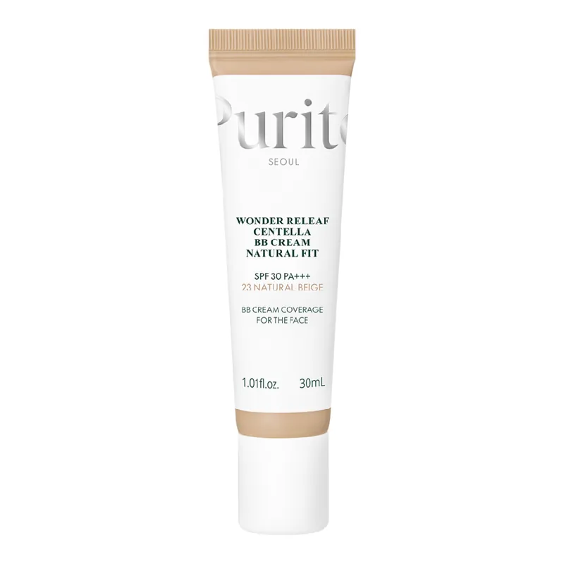 Preț redus Crema BB multifunctionala cu SPF30 PA+++, 23 Natural Beige, Wonder Releaf Centella, 30 ml, Purito