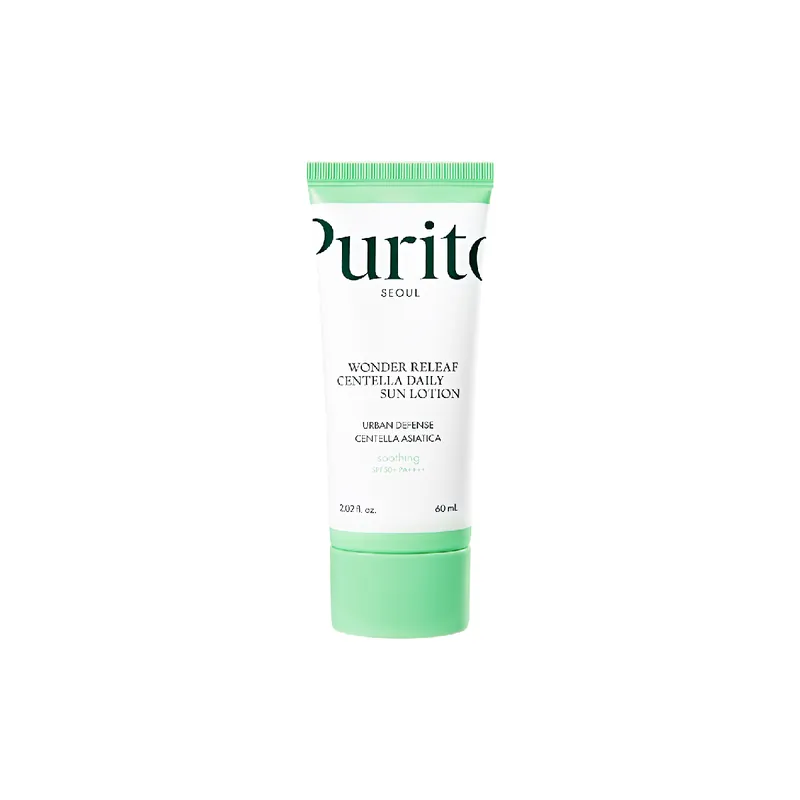 Reducere de preț Crema de fata Wonder Releaf Centella Daily Sun Lotion SPF 50+ PA++++, 60 ml, Purito