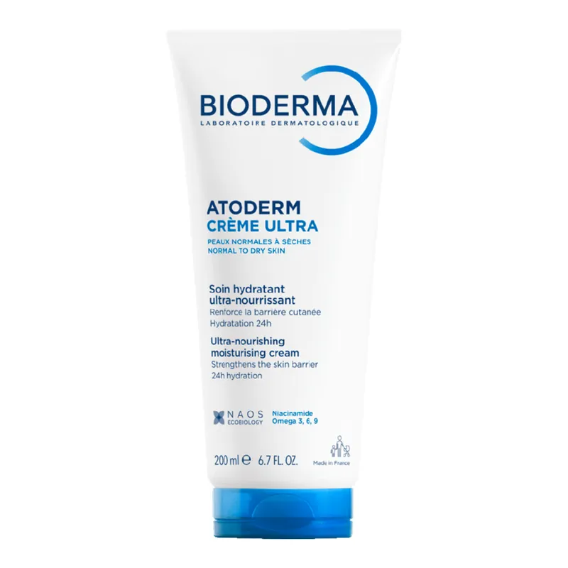 Crema pentru fata si corp Atoderm Ultra, 200 ml, Bioderma Retur ușor