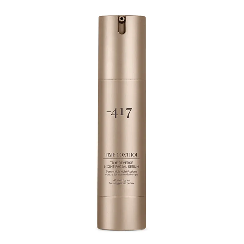 Disponibil imediat Ser antirid pentru noapte cu acid hialuronic Reverse Time Control, 50 ml, Minus 417