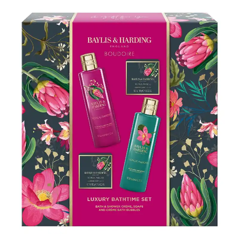 Set pentru ingrijire corporala Boudoire Tropical Paradise, 4 piese, Baylis & Harding Ofertă de sezon