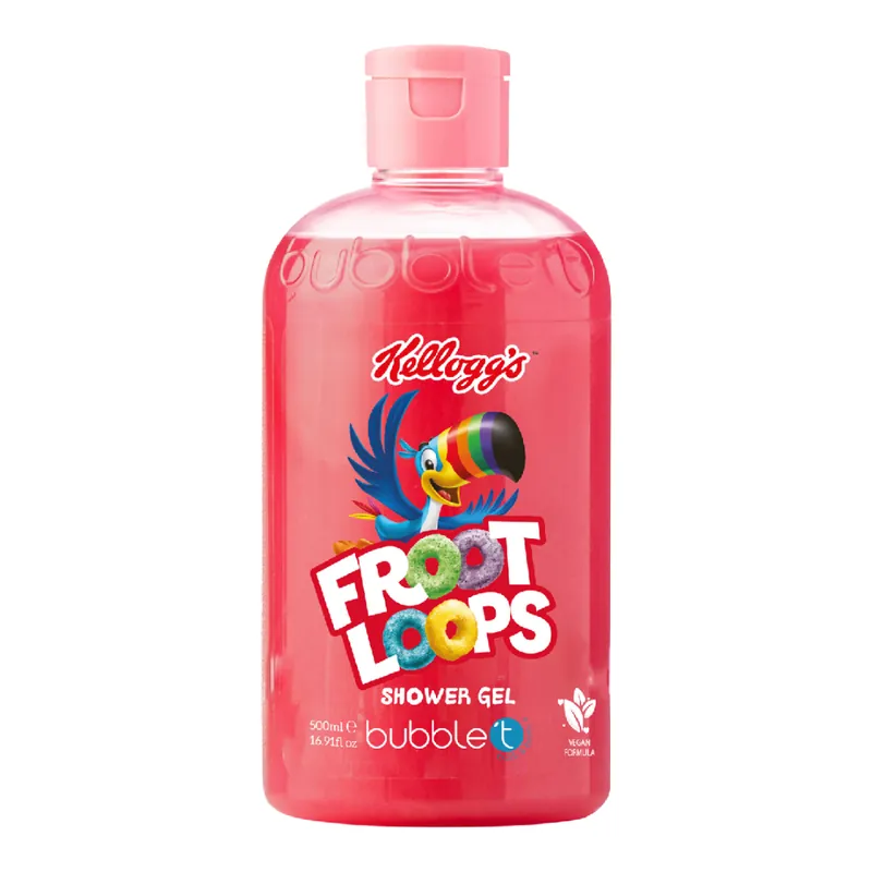Comandă acum Gel de dus si baie, Kellogg’s Fruit Loops, 500ml, Bubble T