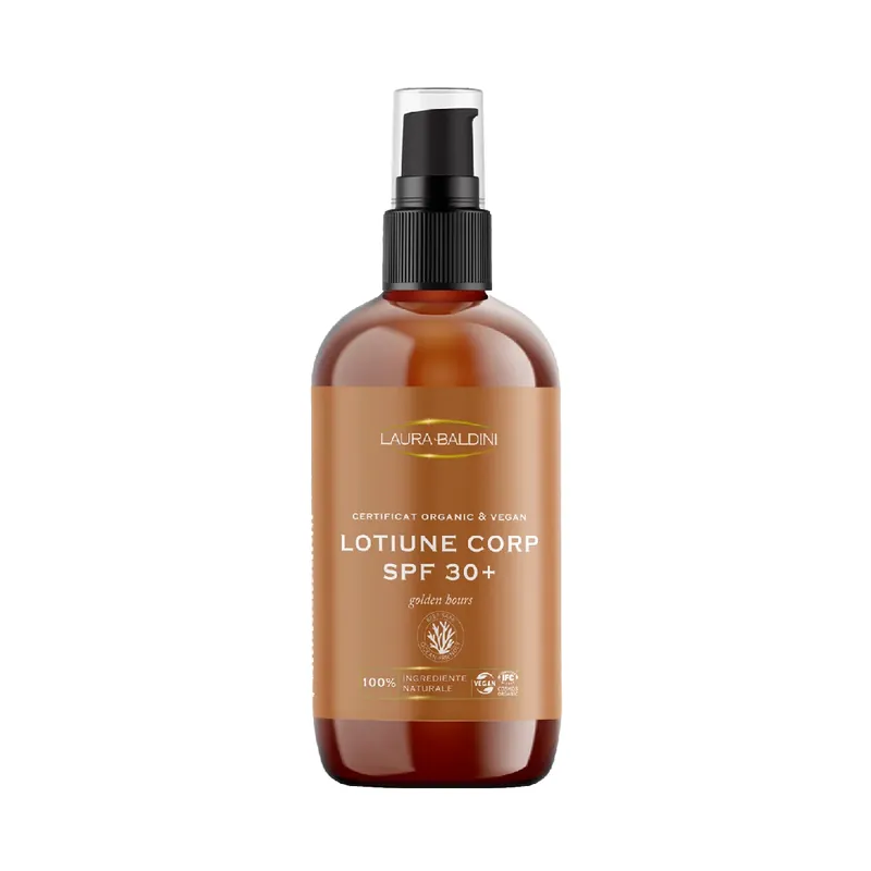 Lotiune corp SPF30+ GOLDEN HOURS, 200ml, Laura Baldini Promoție
