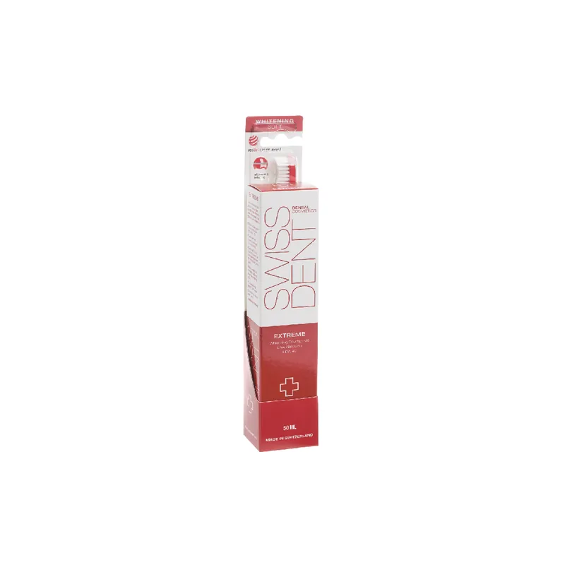 Set Extrem Pasta de dinti Extreme 50 ml + Periuta Whitening, Swissdent Plată securizată