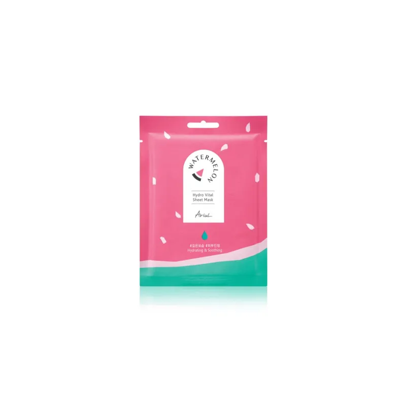 Masca servetel 7 Days, Watermelon Hydro Glow, 23ml, Ariul Reducere extra