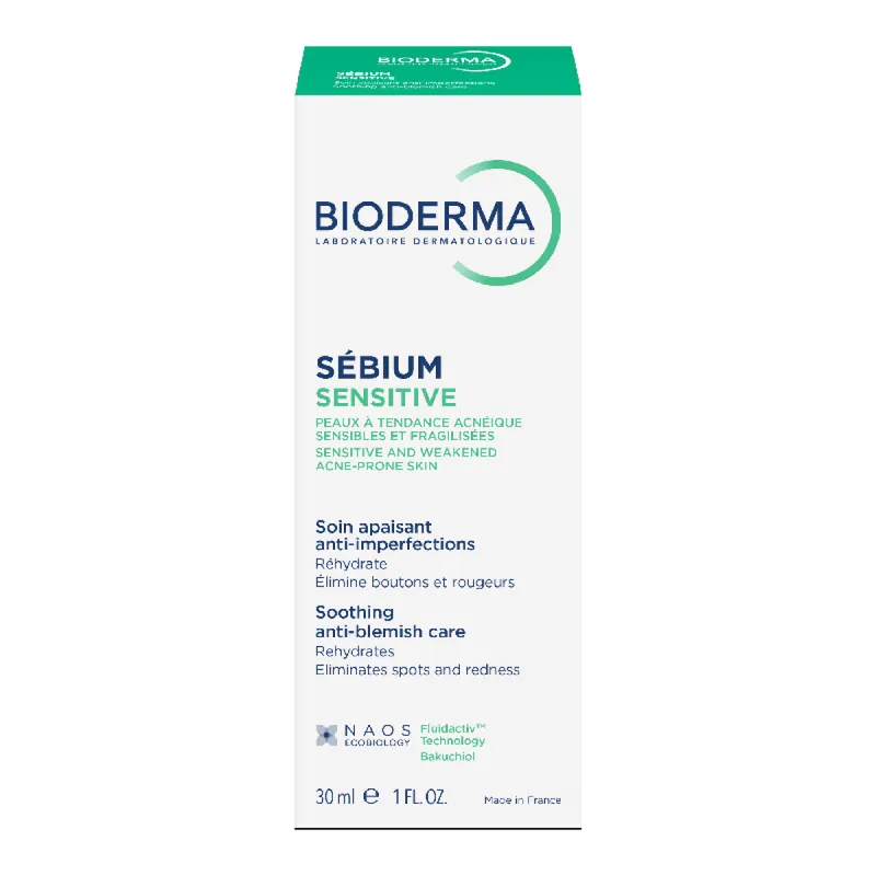 Ofertă de sezon Fluid calmant si hidratant Sebium Sensitive, 30 ml, Bioderma