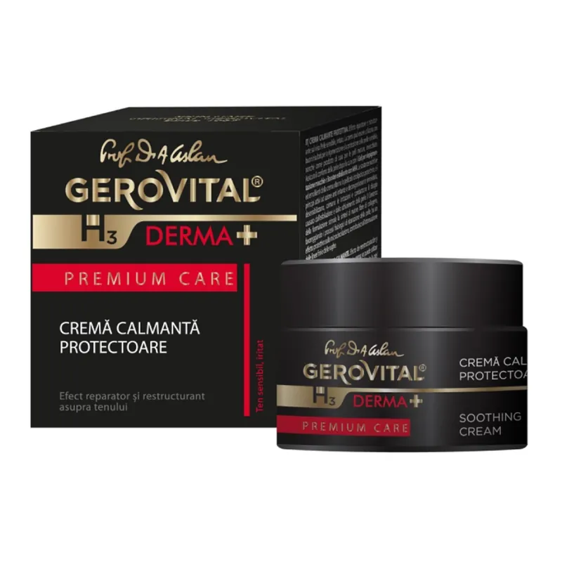 Super ofertă Crema calmanta protectoare H3 Derma+ Premium Care, 50 ml, Gerovital