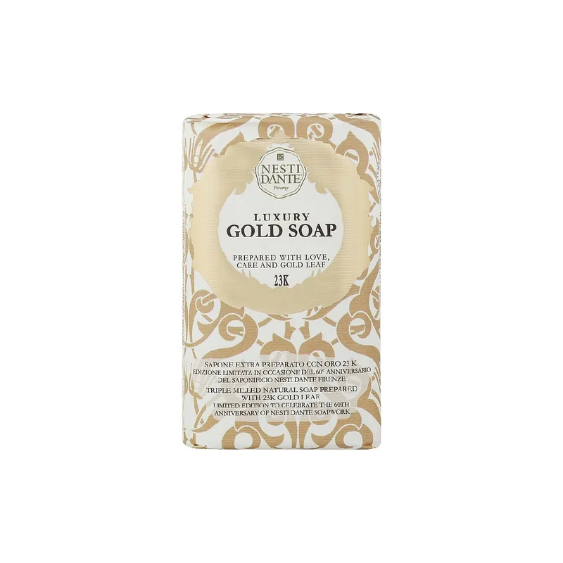 Sapun vegetal Luxury Gold cu frunza de aur, 250 g Disponibil imediat