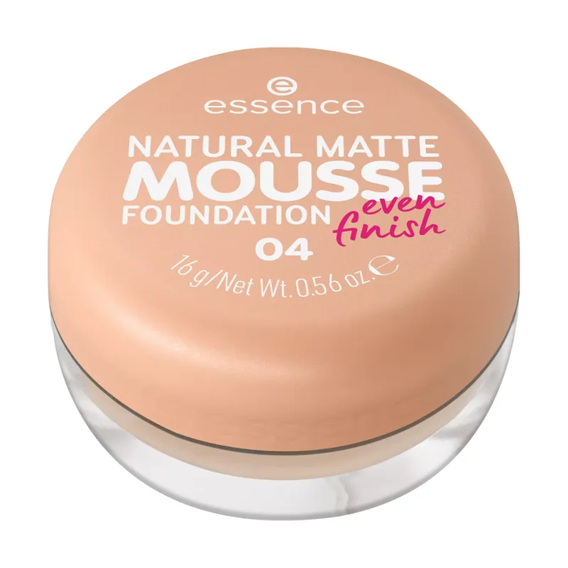 Promoție Fond de ten mat, 04 Natural Matte Mousse, 16g, Essence
