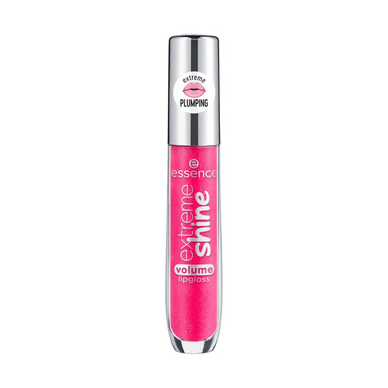 Lichidare de stoc Luciu de buze Extreme Shine Volume, Pretty in Pink, 5 ml, Essence