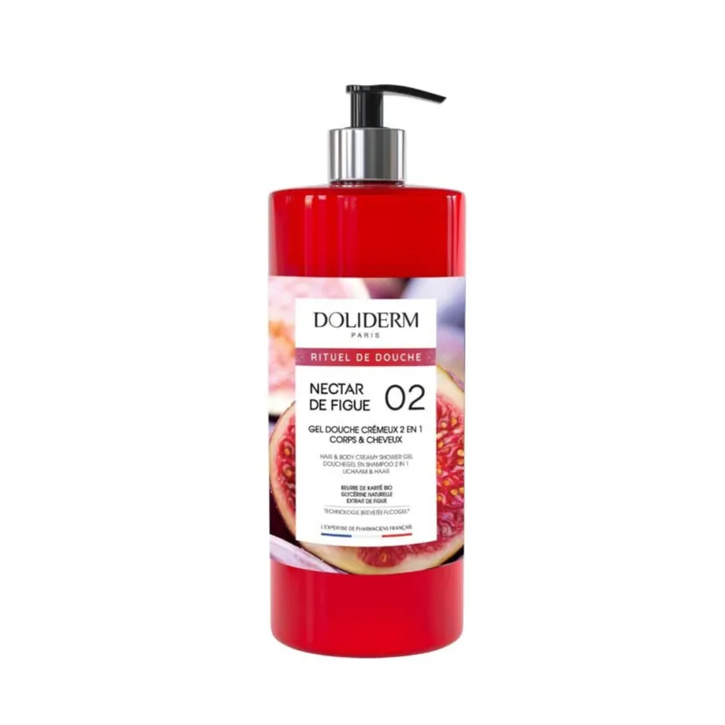 Gel de dus si sampon, Fig Nectar, 1litru, Doliderm Preț mic