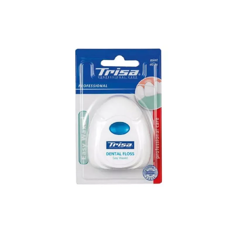 Ata dentara Easy Waxed Mint, 40m, Trisa Cumpără online