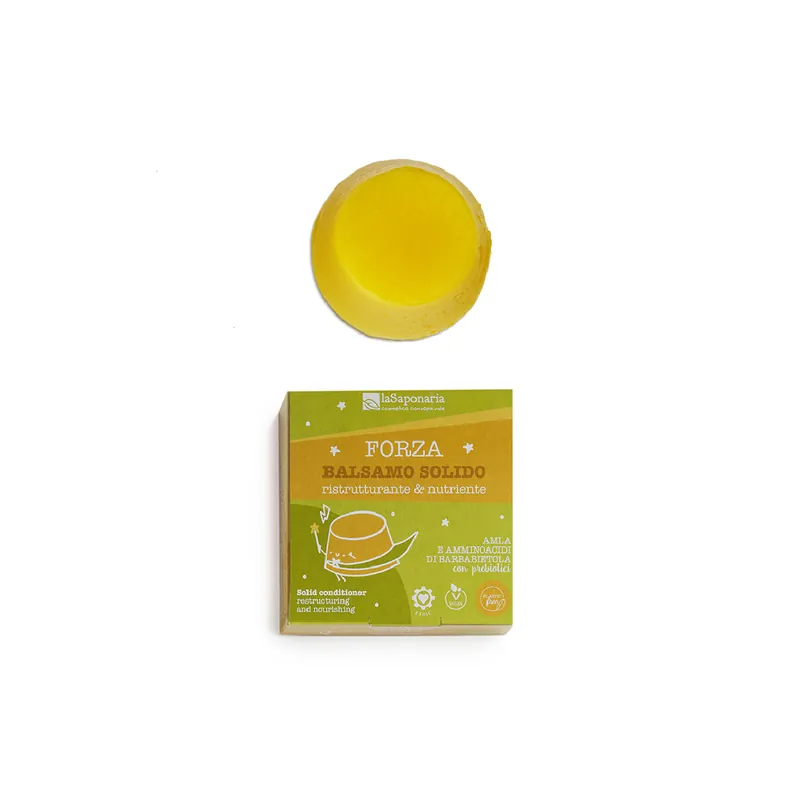 Balsam de par solid restructurant si hranitor, 40g, La Saponaria Preferatul clienților