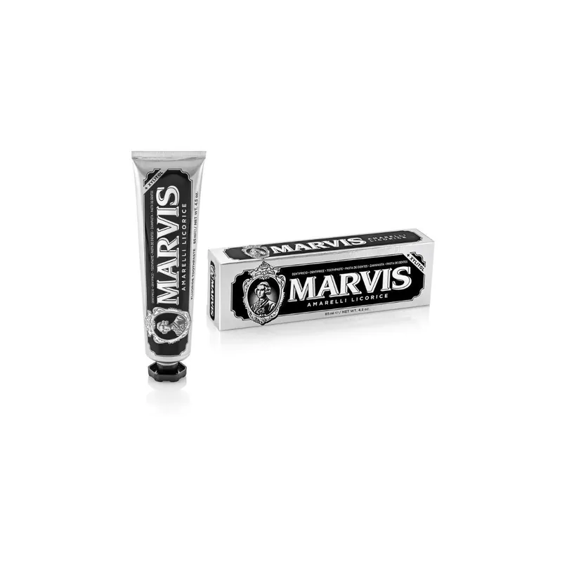 Ofertă de sezon Marvis pasta de dinti Amarelli Licorice Mint, 85ml