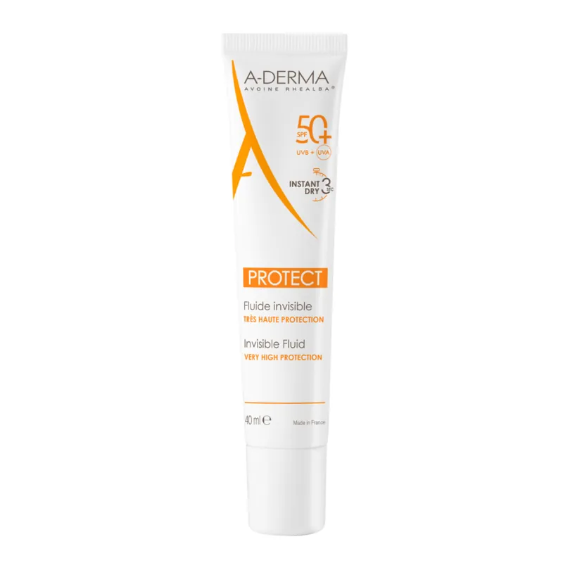 Promoție Fluid pentru protectie solara cu SPF 50+, 40 ml, A-Derma Protect
