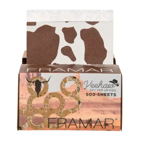 Set folii aluminiu Framar Yeehaw pretaiate embosate pentru suvite 12.7x27.9cm 500buc Reduceri