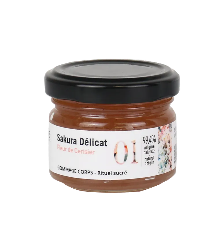 Exfoliant corp Academie Spa Destination Sakura Delicat Gommage Corps Ritual Sucre 60ml Cel mai vândut