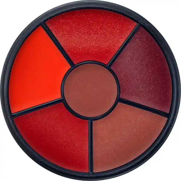 Ofertă Paleta ruj Kryolan Lipstick Velvet Kiss Wheel 6 culori Kiss1 21g