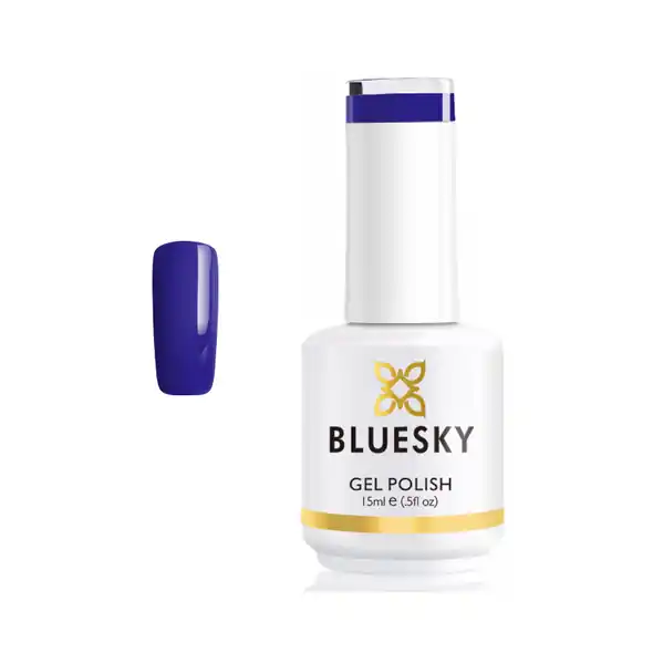 Livrare expres Lac de unghii semipermanent Bluesky UV Deep Royal Blue 15ml