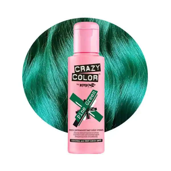 Cumpără online Crazy Color - Crema nuantatoare semi permanenta no.46 Pine Green 100ml