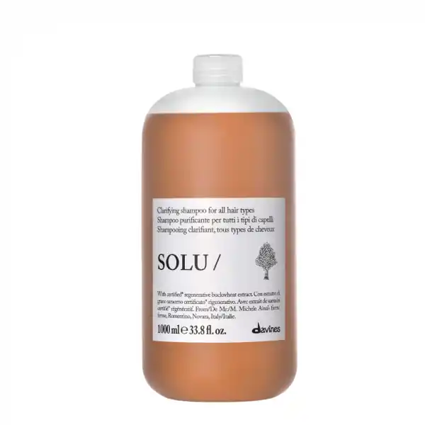 Davines - Sampon de curatare profunda Clarifying Solu 1000ml Lichidare de stoc