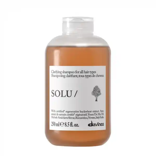 Calitate înaltă Davines - Sampon de curatare profunda Clarifying Solu 250ml
