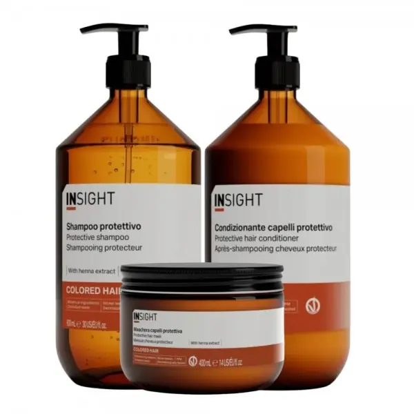Insight Colored - Pachet ingrijire par vopsit Sh 900ml+Bls 900ml+Masca 400ml Doar azi