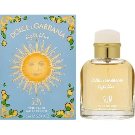 Nu rata Eau De Toilette, Dolce & Gabbana, Light Blue Sun Pour Homme, 75ml