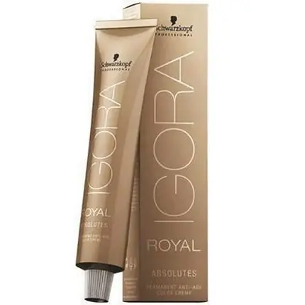 Ofertă Vopsea de par, Schwarzkopf, Igora Royal Absolutes, Blond inchis cupru natural 60ml