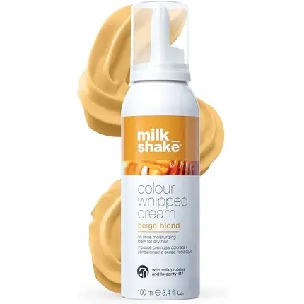 Livrare rapidă Vopsea de păr, Milk Shake, Colour Whipped Cream, Blond bej