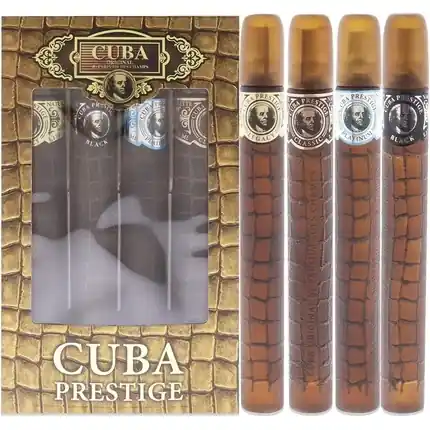 Ofertă de sezon Set cadou parfumuri bărbați, Cuba, 4 piese EDT