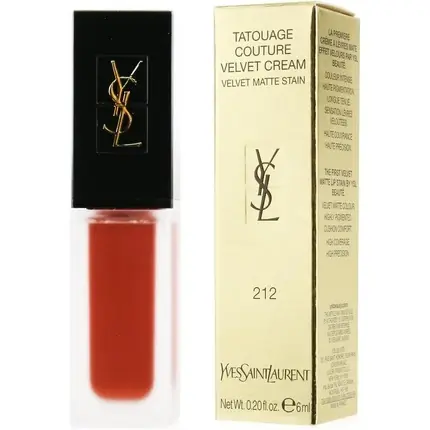 Plată sigură Ruj lichid, Yves Saint Laurent, Rouge Pur Couture Tatouage Velvet Cream, 6ml