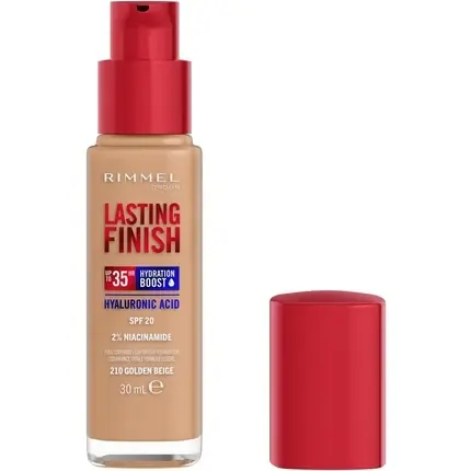 Bestseller Fond de ten, Rimmel, Lasting Finish 35HR, 210 Golden Beige