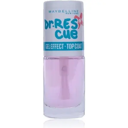 Top Coat pentru unghii, Maybelline New York, Dr. Rescue Color Protect, Transparent/Roz Super ofertă