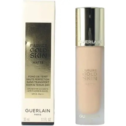 Chilipir Fond de ten, Guerlain, Parure Gold Skin Matte cu SPF15, 35ml