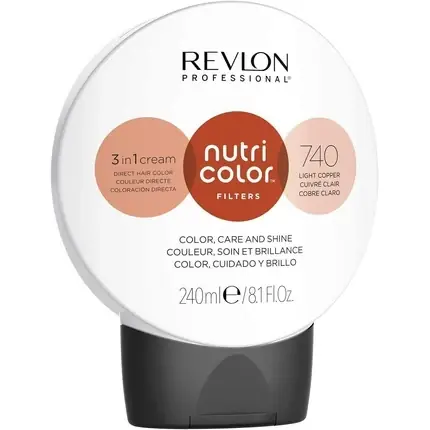 Balsam colorant semi-permanent, Revlon, Nutri Color Filters 740, 240ml Cumpărături sigure