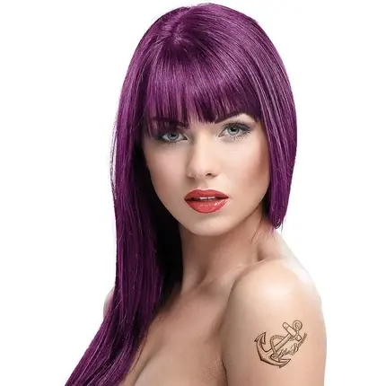 Cremă colorare păr, Crazy Color, Aubergine, 100ml Ofertă