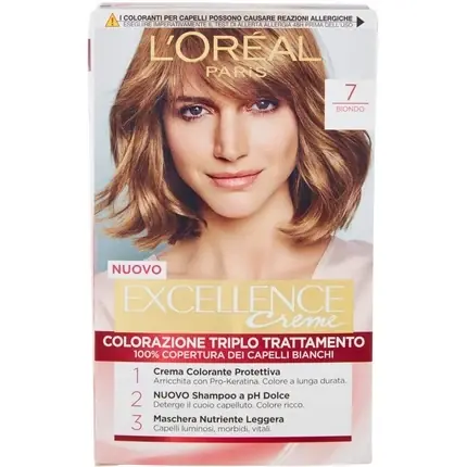 Promoție Vopsea de par, L‘Oréal, Excellence Triple Treatment, blond